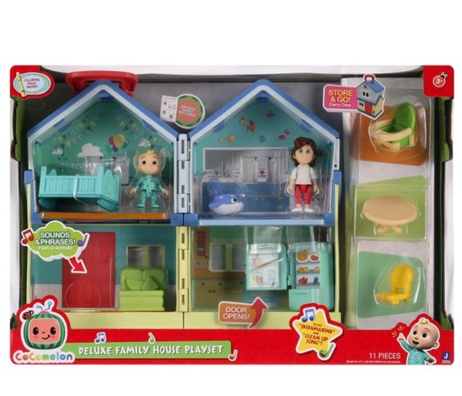 [JZCMW0066] Cocomelon Casa Familiar Delux 11pzs 3a+