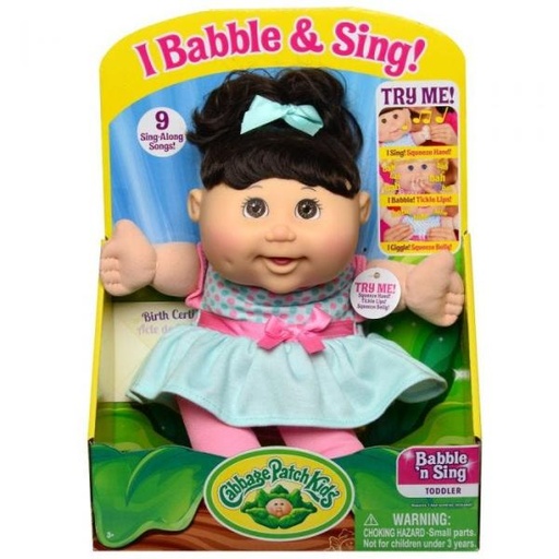 [JZCPW0027] Bebé Repollo Balbusea y Canta en Ingles 3a+