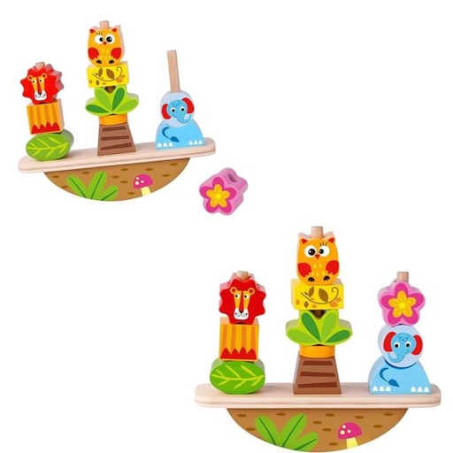 [TKTY278A] Apiladora con Balance de Animales 24m+ ( Madera )