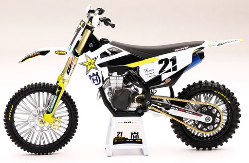 [TY58233] Motocicleta 1:12 Husqvarna FC450 Jason Anderson
