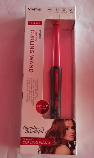 [SK8310R] Varita Rizadora de Cerámica Roja