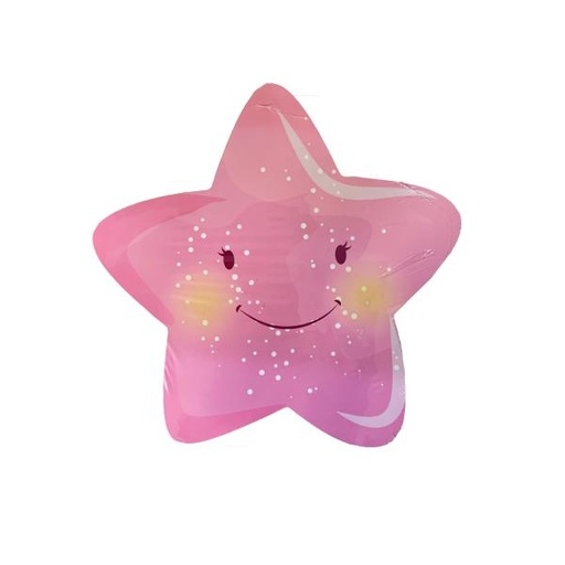 [FC62518] Repisa de Pared Estrella Rosa de Madera (COG001089)