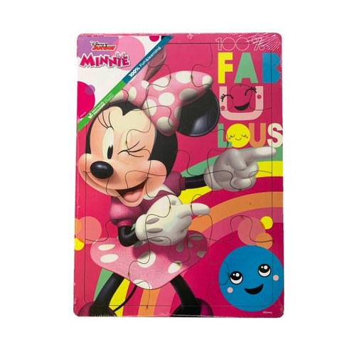 [FC94198] Rompecabezas de Madera Vertical Minnie Disney Junior 12pzs 3a+ (COD000331)