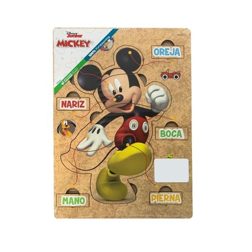 [FC94218] Rompecabezas de Madera Partes del Cuerpo Mickey Disney Junior 3a+ (COD000311)