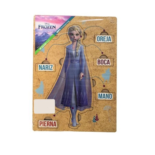 [FC94220] Rompecabezas de Madera Partes del Cuerpo Frozen 3a+ (COD000742)