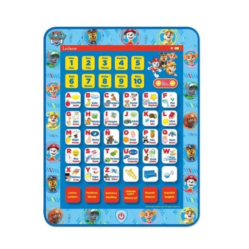 [LX09318] Tablet Educativa Bilingüe Paw Patrol 3a+