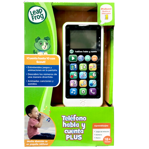 [BTLF603739] Leap Frog - Telefono Scout Habla y Cuenta 18m+