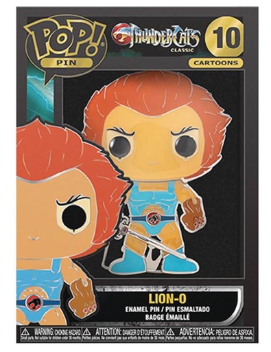 [FK37618] Figura 2D Funko Pop! Pin (10) ThuderCats Classic LionO 12a+