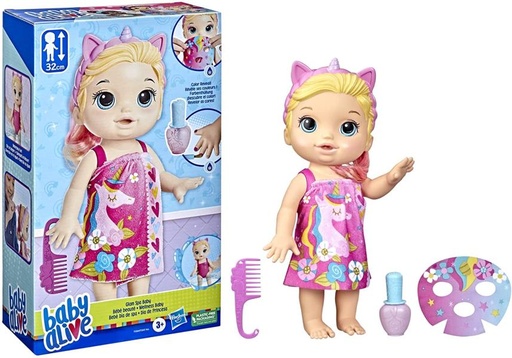 [HBF3564] Baby Alive Bebé Día de Spa 32 cm 3a+