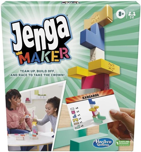 [HBF4528] Hasbro Games - Juego de Mesa Jenga Maker 8a+