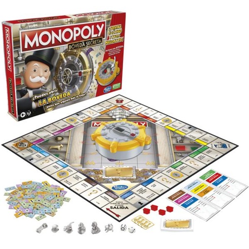 [HBF5023] Hasbro Games - Juego de Mesa Monopoly Bóveda Secreta 8a+