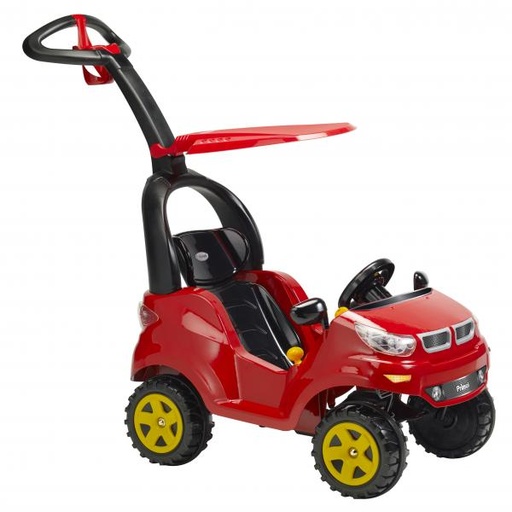 [PS1630] Carro Prinsel Montable de Empujar Adventure Rojo 26a