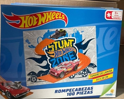 [RN11743] Hot Wheels Rompecabezas 100pzs 6a+