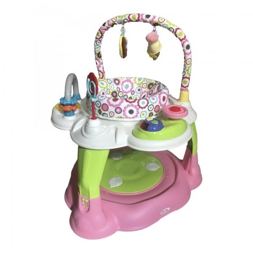 [FDJS1915TR] Baby Basics Centro Estacionario de Actividades para Bebé Rosado/Blanco