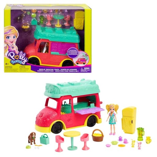 [MTGDM20] Polly Pocket Camión de Licuados 4a+