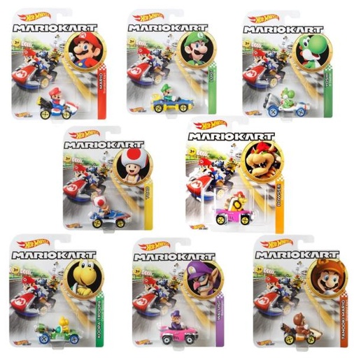 [MTGBG25] Hot Wheels Carro Individual DieCast Mario Kart 3a+