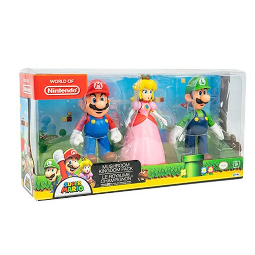[JP64511] Mundo Nintendo Figura Super Mario 10cm Set de 3 3a+