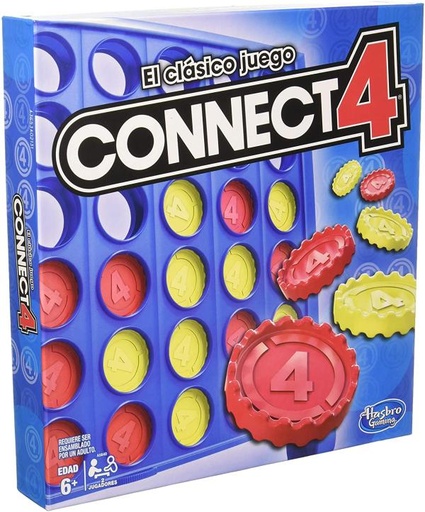 [HBA5640] Hasbro Games - Juego de Mesa 4 en Línea (Conect4) 6a+