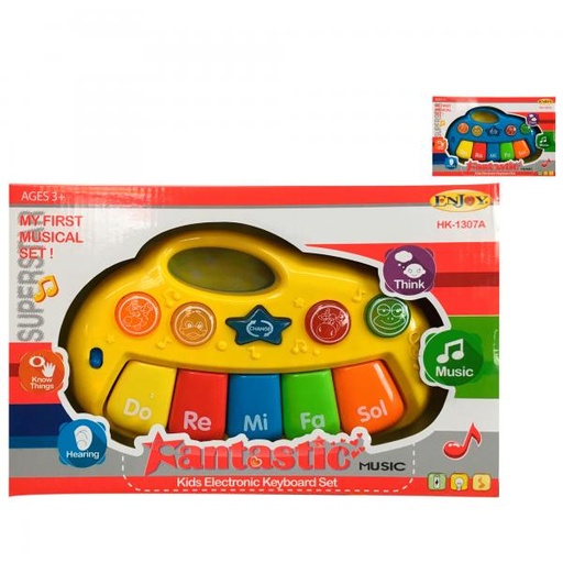 [WW1307A] Mi Primer Piano Electrónico p/ Niños 5 Teclas 3a+(433228