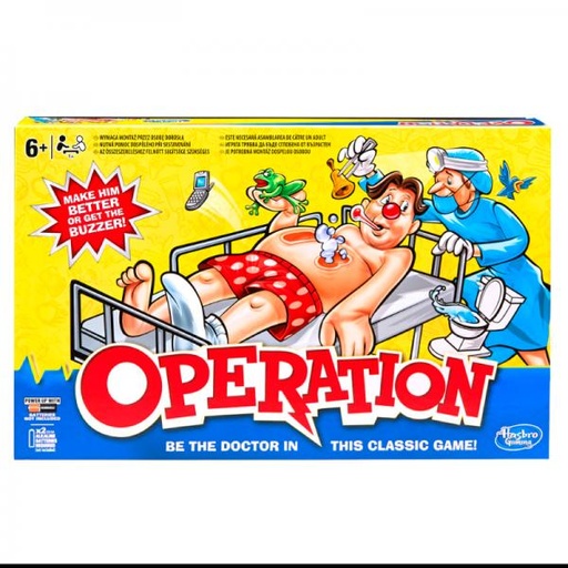[HBB2176] Hasbro Games - Juego de Mesa Operando Clásico 6a+