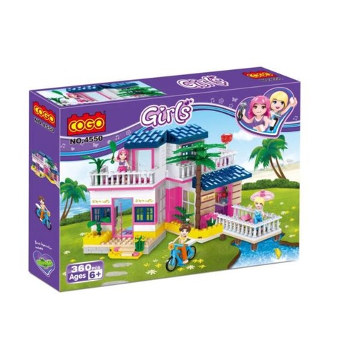[CO4550] Casa de Playa Girls de Armar 360pzs 6a+