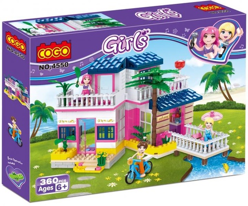 [CO4550] Casa de Playa Girls de Armar 360pzs 6a+