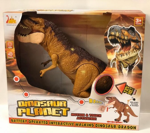 [WW6192] Dinosaurio TRex Interactivo Luz y Sonidos 3a+(432481)