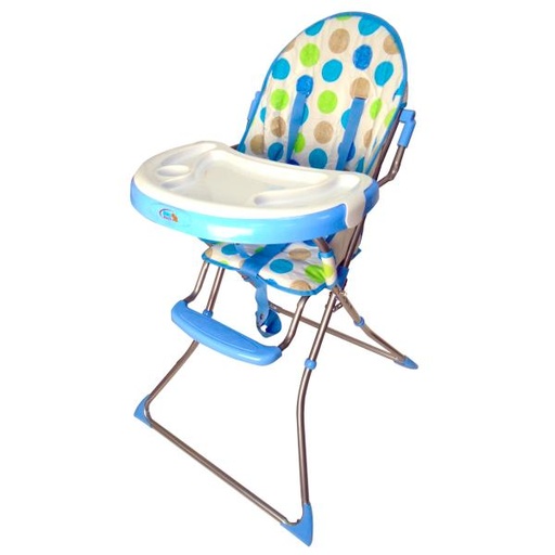 [FDAH500BC] Baby Basics Silla Alta para Comer Azul Círculos 636m (434423)
